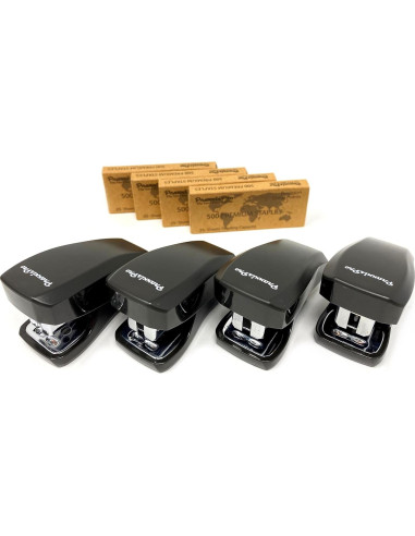 Conjunto de Mini Grapadoras PraxxisPro Aria - 2 Unidades, 2000 Grapas