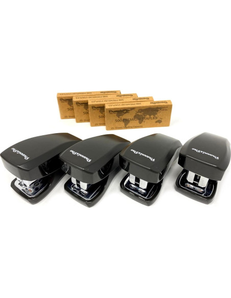 Conjunto de Mini Grapadoras PraxxisPro Aria - 2 Unidades, 2000 Grapas