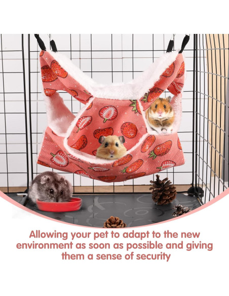 Hamaca Colgante para Mascotas XINRUI 30x30cm Rojo Frambuesa