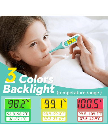 Termómetro Digital Rápido Shen Zhen 8s para Adultos y Niños