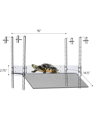Plataforma Colgante para Tortugas LaBrinx Extra Grande 40.6x38.1cm