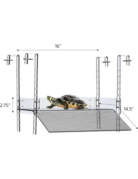 Plataforma Colgante para Tortugas LaBrinx Extra Grande 40.6x38.1cm