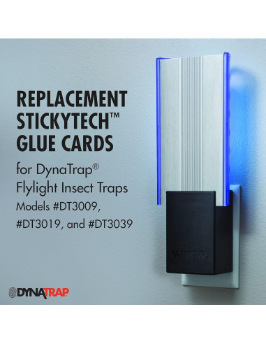 Tarjetas de Pegamento DynaTrap 230093 - Paquete de 6 para Insectos