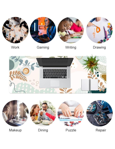 Alfombrilla de Escritorio Colorful Star 80x30 cm Antideslizante