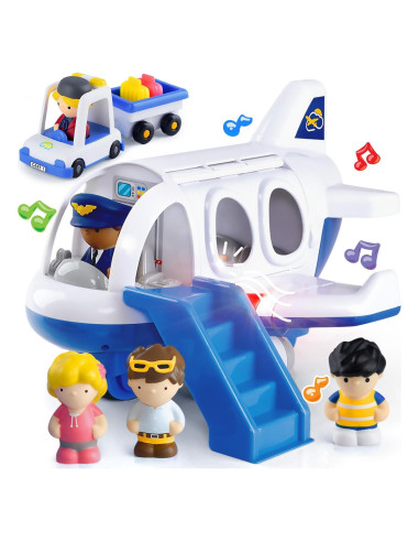 Juguete de avión musical PLAY para niños 2+ años - Azul