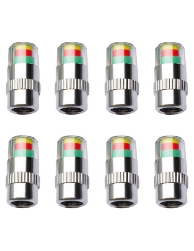 Tapones de Válvula de Presión de Neumáticos Anki 8 Pcs 2.0Bar