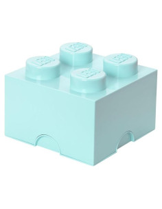 Caja de Almacenamiento LEGO Room Copenhagen Ladrillo 4 Aqua