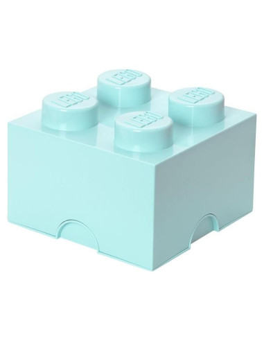 Caja de Almacenamiento LEGO Room Copenhagen Ladrillo 4 Aqua