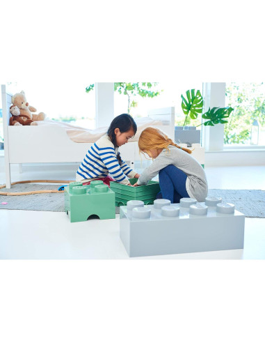 Caja de Almacenamiento LEGO Room Copenhagen Ladrillo 4 Aqua