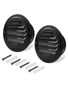 Cubierta de Ventilación de Acero Inoxidable FocuVenHom 75mm 2PCS