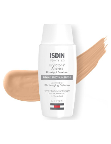 Protector Solar Mineral Tinteado ISDIN Eryfotona Ageless SPF 50+