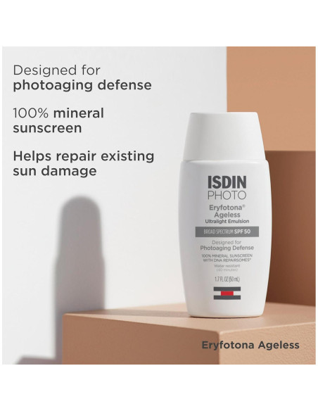 Protector Solar Mineral Tinteado ISDIN Eryfotona Ageless SPF 50+ Protector Solar Mineral Tinteado ISDIN Eryfotona Ageless SPF 50+