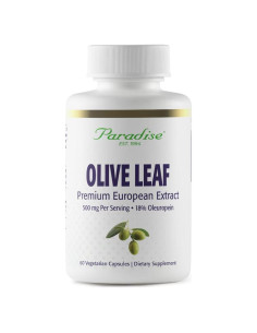 Extracto de Hoja de Olivo Paradise Herbs 60 Cápsulas Veganas