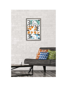 Póster Enmarcado Pokémon Trio Anime Trends 57.2x37.3cm 2