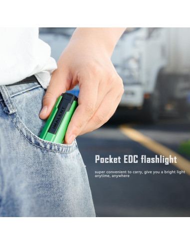 Linterna EDC IMALENT LD70 4000 Lúmenes LED CREE Verde