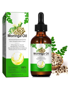 Aceite de Moringa Orgánico Shuangjia 59.87 ml para Cabello