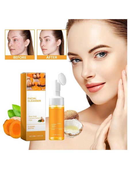 Juego de Cuidado Facial de Cúrcuma 4 Piezas Regpem