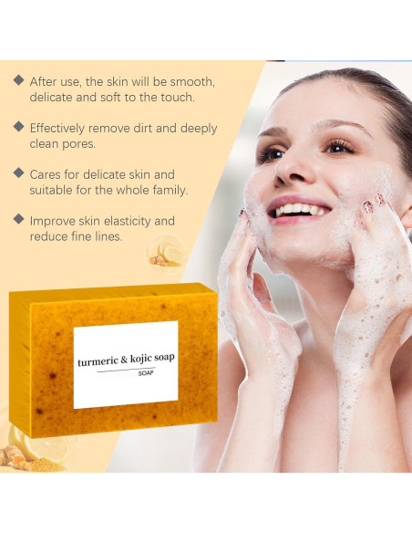 Juego de Cuidado Facial de Cúrcuma 4 Piezas Regpem