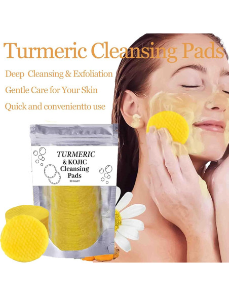 Juego de Cuidado Facial de Cúrcuma 4 Piezas Regpem