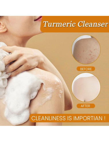 Juego de Cuidado Facial de Cúrcuma 4 Piezas Regpem