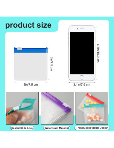 Set de 39 Bolsas de Píldoras MARFOREVER - Organizador de Viaje