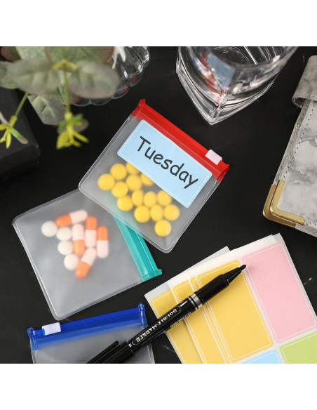 Set de 39 Bolsas de Píldoras MARFOREVER - Organizador de Viaje