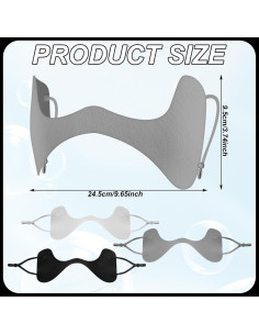 Geyoga 3 Máscaras de Protección Solar UV Unisex para Ojos 2