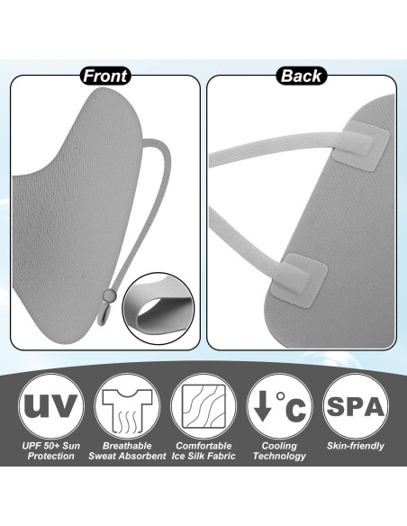 Geyoga 3 Máscaras de Protección Solar UV Unisex para Ojos Geyoga 3 Máscaras de Protección Solar UV Unisex para Ojos