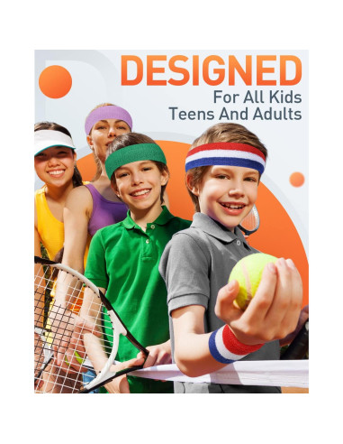 Banda de Sudor Tanluhu Unisex para Correr y Deportes - Negro