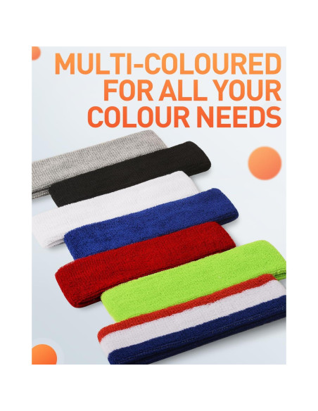 Banda de Sudor Tanluhu Unisex para Correr y Deportes - Negro