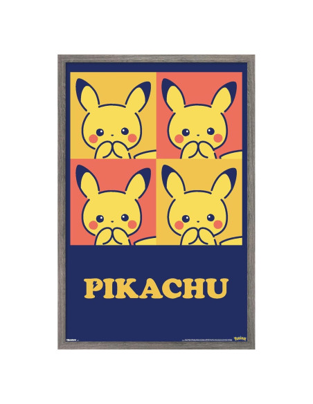 Póster enmarcado Pikachu Cutie Allposters 57x37 cm