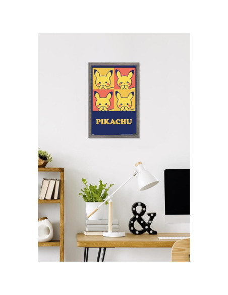 Póster enmarcado Pikachu Cutie Allposters 57x37 cm
