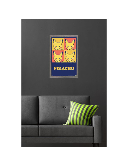 Póster enmarcado Pikachu Cutie Allposters 57x37 cm