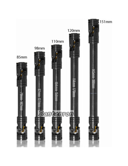 Eje de Transmisión CVD Dantenron 1/10 para Crawler RC 104-150mm