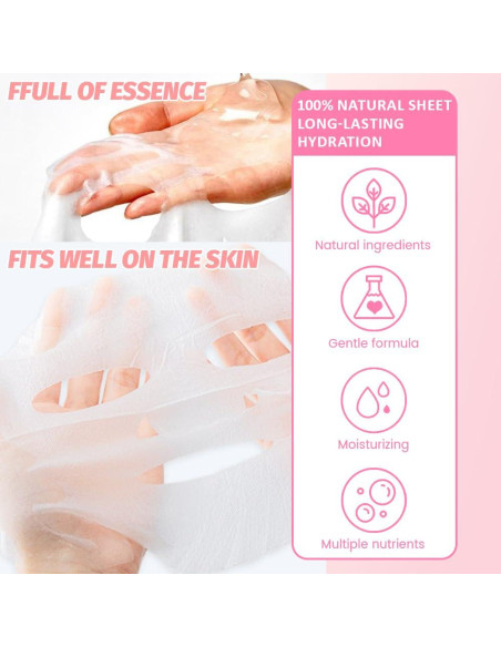 Set de 6 Máscaras Faciales Kaely para Niños y Adolescentes Set de 6 Máscaras Faciales Kaely para Niños y Adolescentes