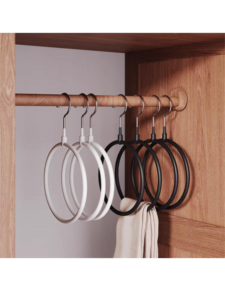 Perchas Organizador de Bufandas Joyindecor - 8 Piezas Antideslizantes