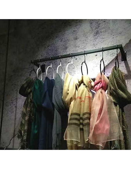 Perchas Organizador de Bufandas Joyindecor - 8 Piezas Antideslizantes