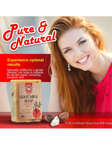 Jabón de Leche de Cabra Africana Honey Sweetie Acres 141g