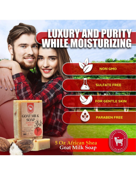 Jabón de Leche de Cabra Africana Honey Sweetie Acres 141g