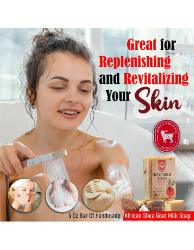 Jabón de Leche de Cabra Africana Honey Sweetie Acres 141g