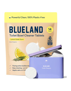 Tabletas Limpiadoras de Inodoro Blueland 14 Unidades Cedro Limón