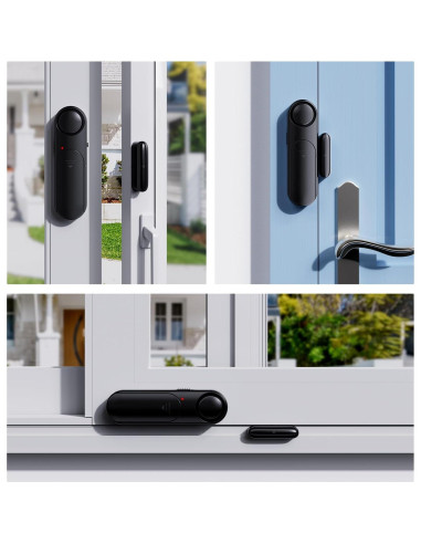 Alarma de Puerta y Ventana METAK con Control Remoto - 120dB