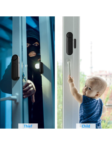 Alarma de Puerta y Ventana METAK con Control Remoto - 120dB