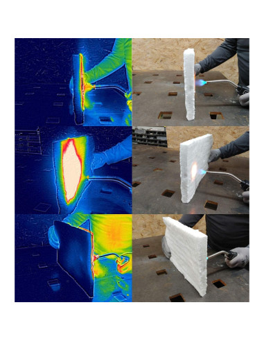 Manta de Aislamiento Cerámico Lynn 1"x12"x24" 2400F