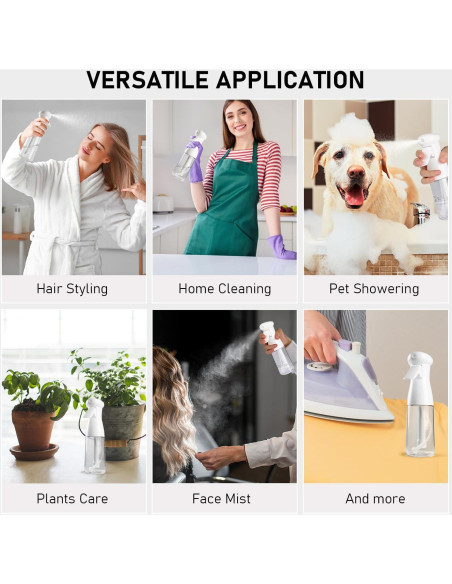 Botella de Spray Bealee 198.4 ml - Rocío Continuo Ultra Fino