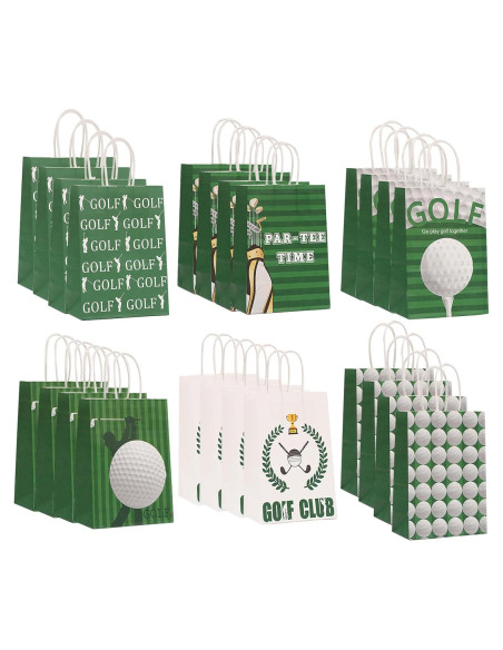 Bolsas de Regalo de Golf CZWXOXO 24 Piezas para Fiesta
