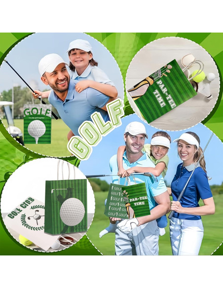 Bolsas de Regalo de Golf CZWXOXO 24 Piezas para Fiesta