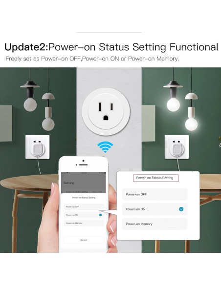 Enchufe Regulador WiFi Inteligente MoesGo Blanco 200W Enchufe Regulador WiFi Inteligente MoesGo Blanco 200W