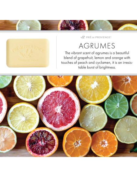 Jabón Artesanal Pre de Provence 250g - Aroma Agrumes Jabón Artesanal Pre de Provence 250g - Aroma Agrumes