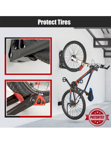 Soporte para Bicicletas Giratorio Ultrawall - Paquete de 2